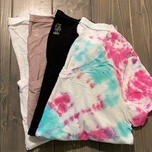 Bundle of 4 Aerie Real Soft tees